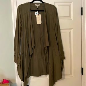 Elaine Rose long open blouse